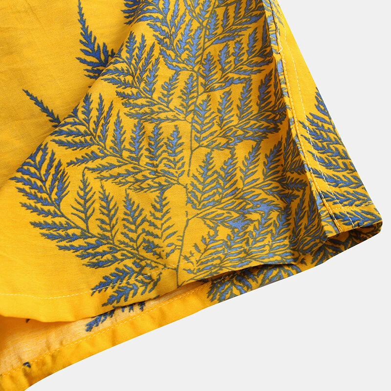 (image for) Mens Beach Shirts Hawaiian Holiday Short Sleeve Breathable Baggy Fancy Outdoor Camping Hiking Beach