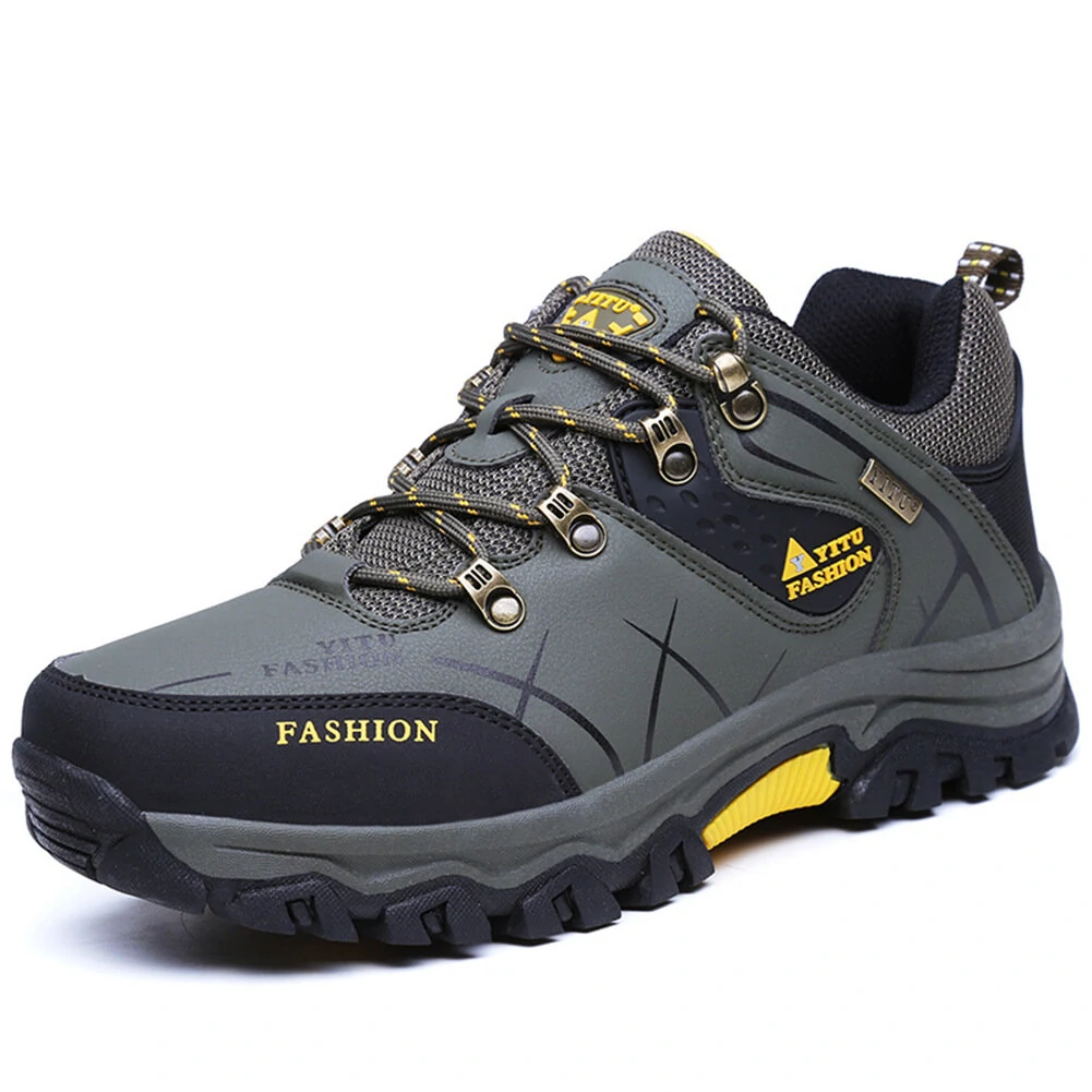 (image for) Mountaineering Men's Shoes Low Top Snow Boots Outdoor Adventure Camping Leisure Hiking Shoes